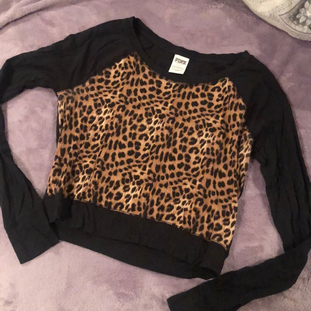 PINK Victorias Secret Leopard Shirt